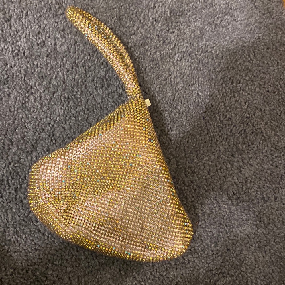 Rhinestone handbag few rhinestones missing